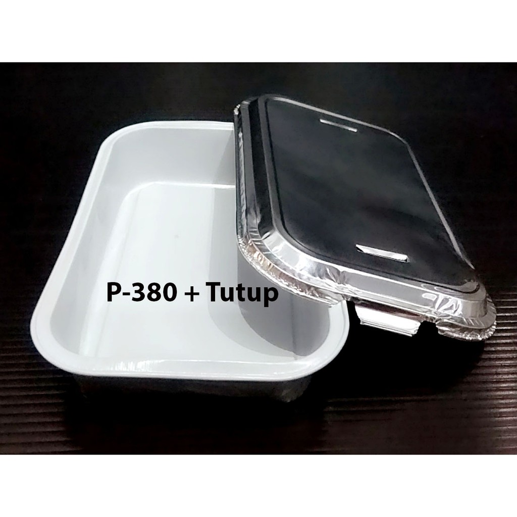 Kotak Aluminium Foil P-380 + Tutup