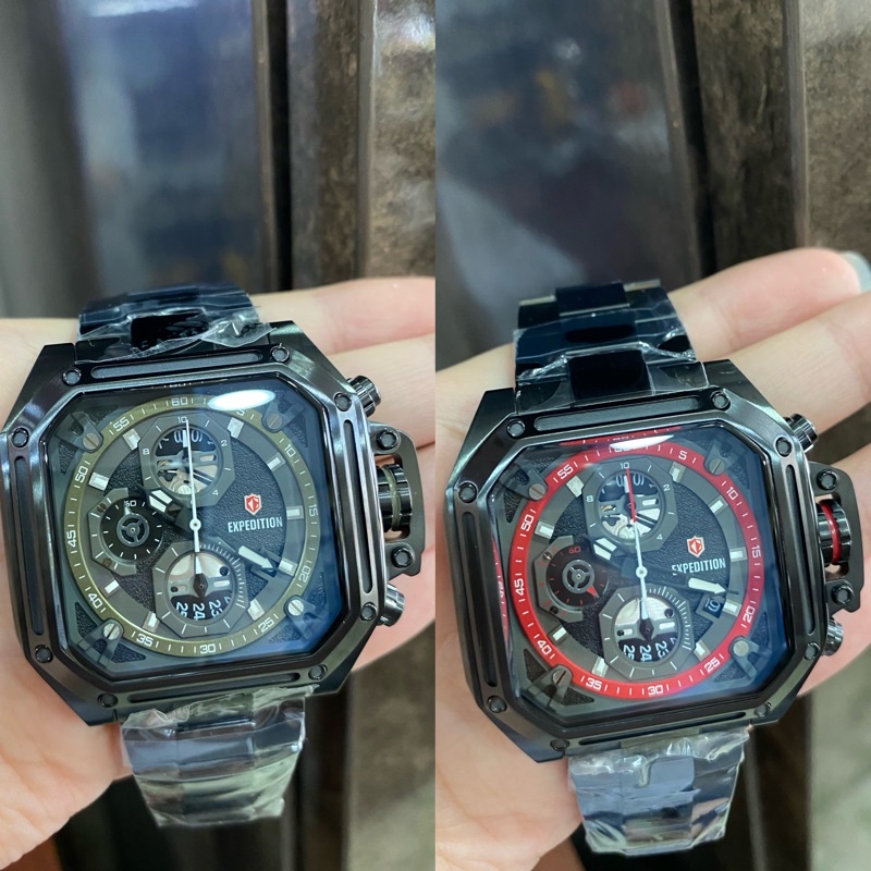 JAM TANGAN PRIA EXPEDITION E6812 E 6812 STAINLESS STEEL