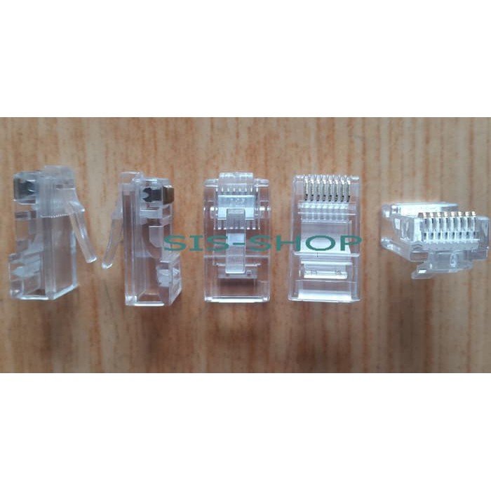 Jack RJ 45 RJ45 LAN MURAH - KONEKTOR NETWORK LAN GROSIR MURAH