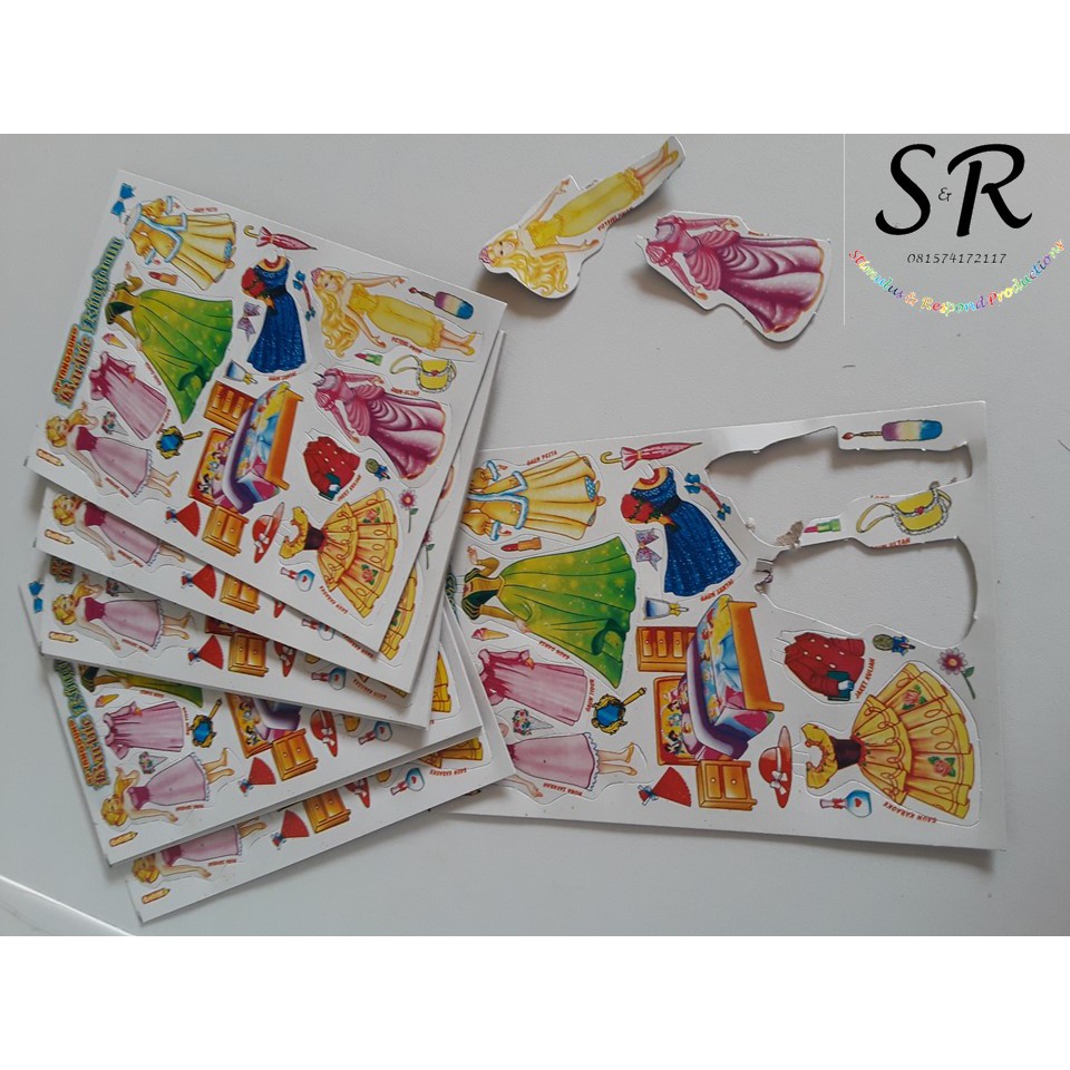 Boneka Kertas Bongkar Pasang