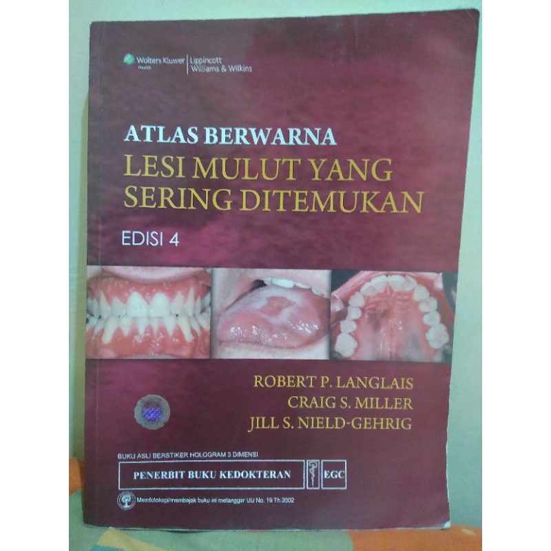 buku atlas berwarna lesi mulut yang sering ditemukan