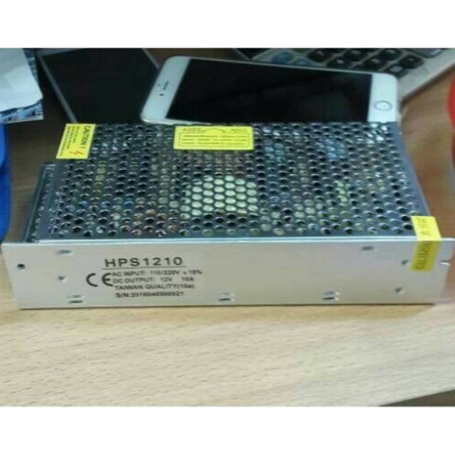 POWER SUPPLY 12V 10A/LAMPU LED/CENTRAL CCTV/ADAPTOR CCTV