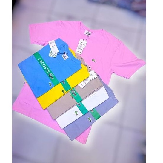 Kaos polos cotton Lacoste original import