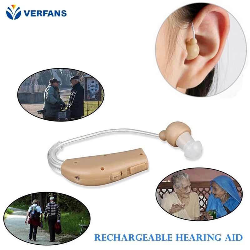 Alat Bantu Dengar Pendengaran Telinga Tuli Orang Tua Hearing Aid Wireless Tanpa Kabel Original