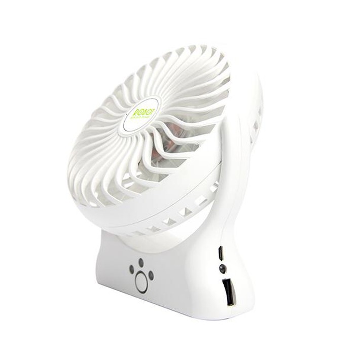 Kipas Mini Power Bank Robot Rt-Bf06 2000Mah Portable Fan Mini Original