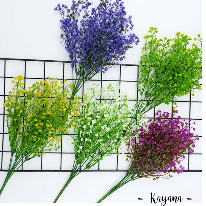 Bunga oasis artificial/daun tanaman plastik