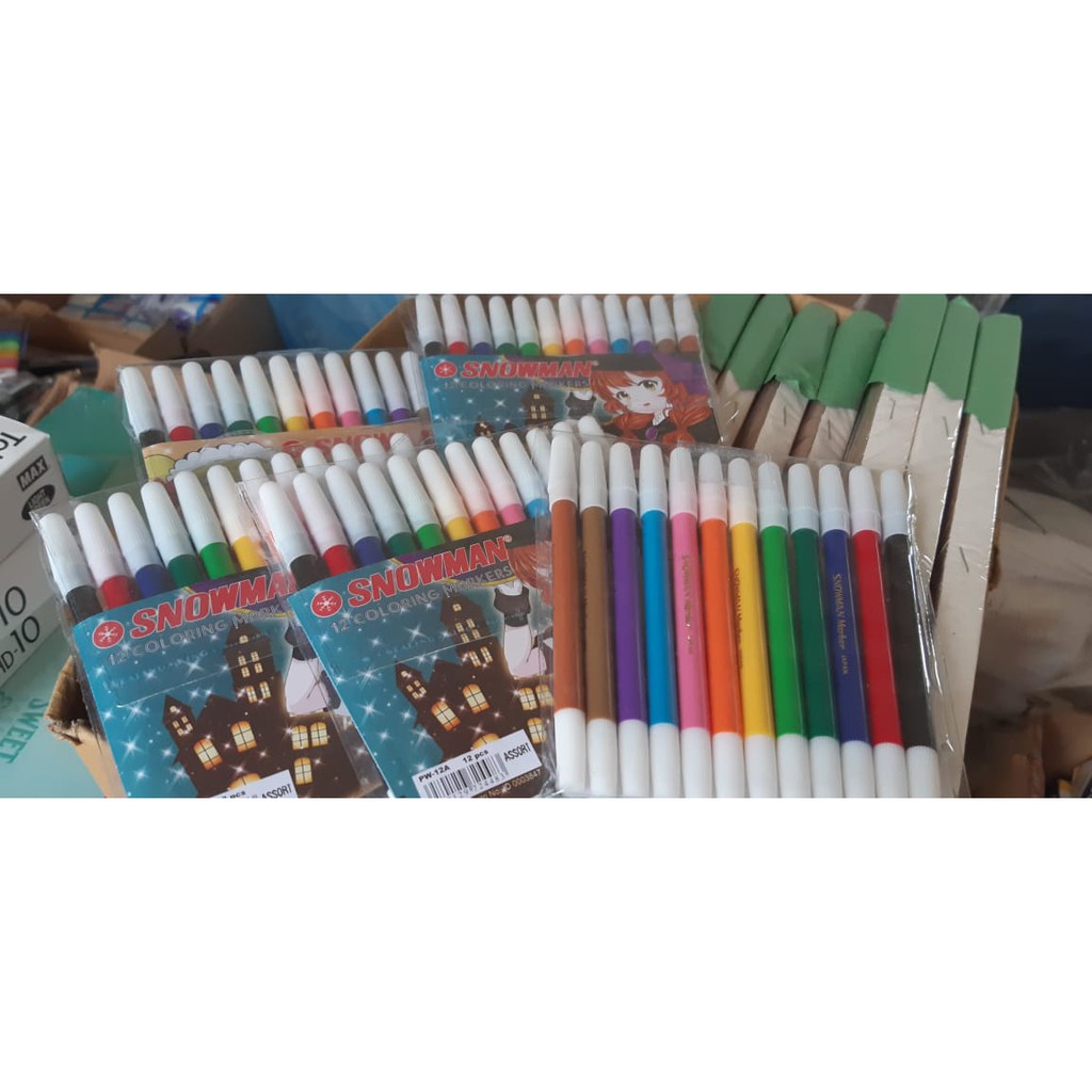 

(3 SET) SPIDOL SNOWMAN 12 WARNA / SPIDOL KECIL 12 WARNA COLORFUL