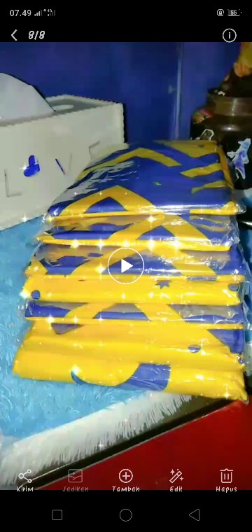 [cod] Gorden Pintu Tirai Pintu Motif Moon Star Bahan Katun Halus