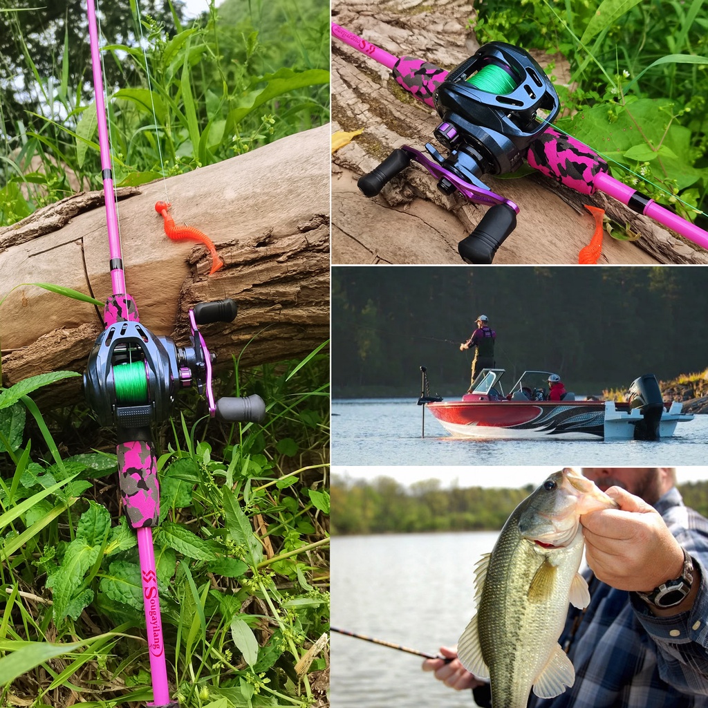 Sougayilang Reel Pancing Baitcasting Reel  Kekuatan Tarik Super Semua Gulungan Aluminium Bahan Logam Memutar Gulungan Pancing 8+1 Bantalan Bola 7.2:1 Rasio Gigi Kanan Kiri PeganganPegangan Kiri Dan Kanan Yang Dapat Dipertukarkan Untuk Air Tawar