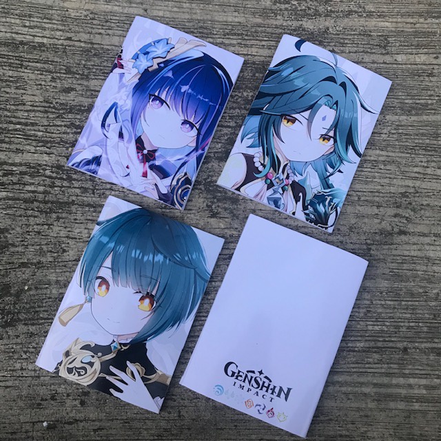 

buku tulis catatan game genshin impact original Fan Art digionprint uk a5 murah finishing jepret