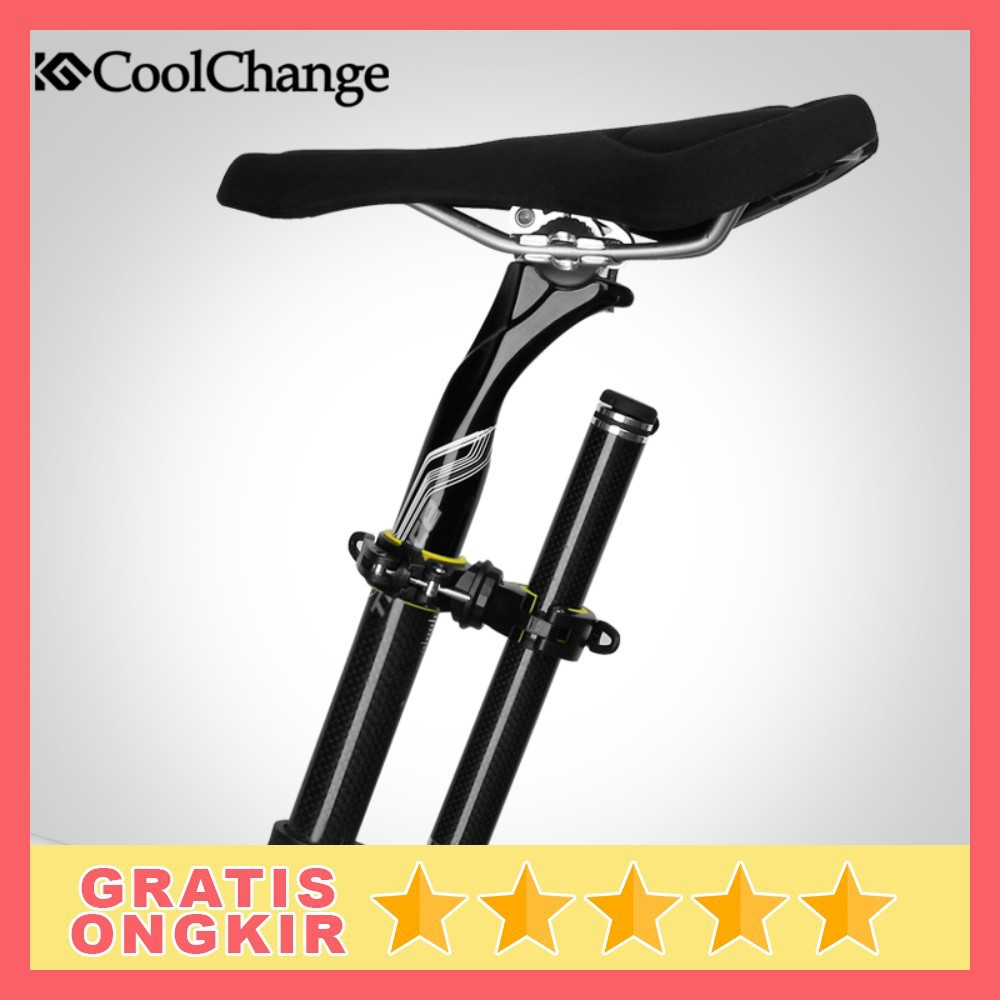 CoolChange Clamp Penjepit Senter Stang Sepeda 02011 Black Grab Medan