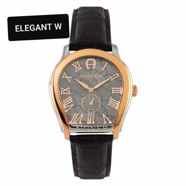 JAM TANGAN AIGNER VICENZA PRIA ORIGINAL A111116 LEATHER