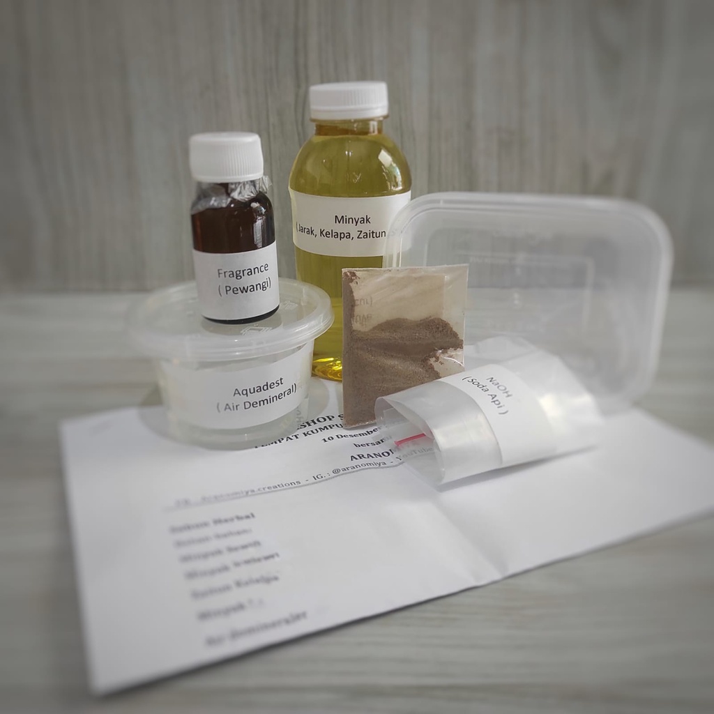 DIY - Soap Kit - Sabun Batang