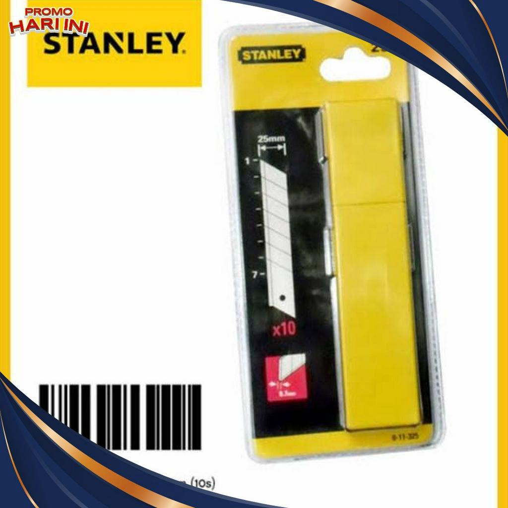 

ORIGINAL Mata pisau cutter Stanley 25mm 11325 Knife Blades QPoint 1pcs