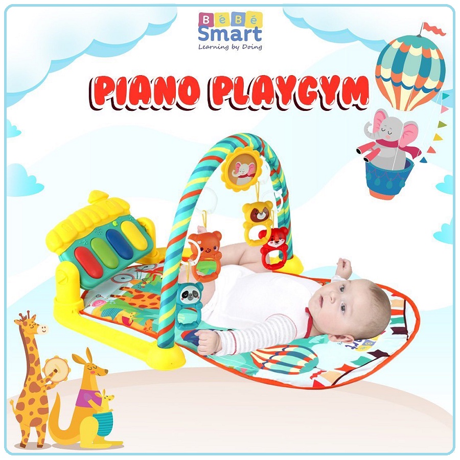 Bebe Smart Piano Playgym | Mainan &amp; Playmat Bayi