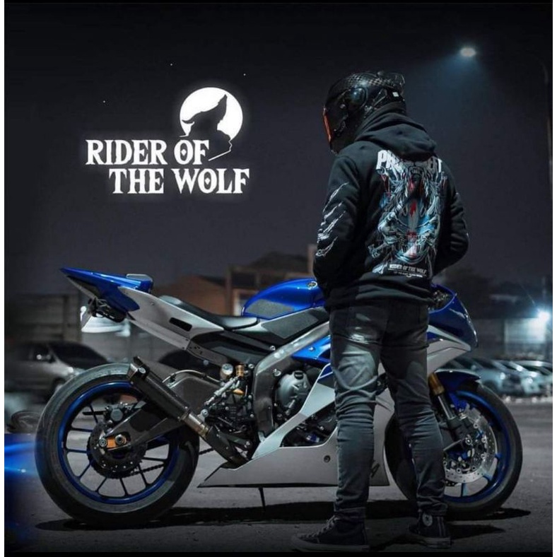 Jaket Hoodie Prostreet New Simple Rider Of The Wolf / Sweater Prostreet Artikel Srigala