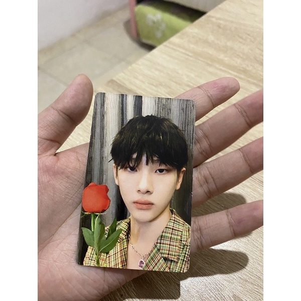 PHOTOCARD R1SE ZHOU ZHENNAN 3RD ALBUM BLACK VERSION