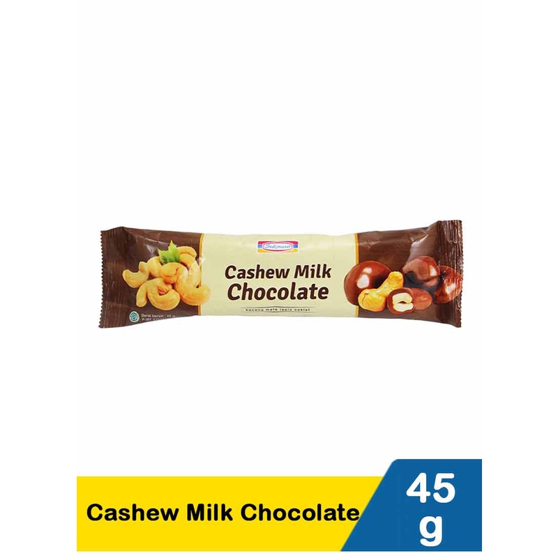 

Indomaret Cashew Milk Chocolate 45G Coklat Kacang
