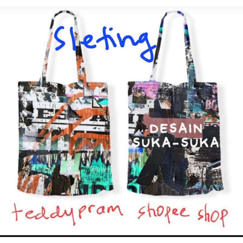 custom totebag full print seleting