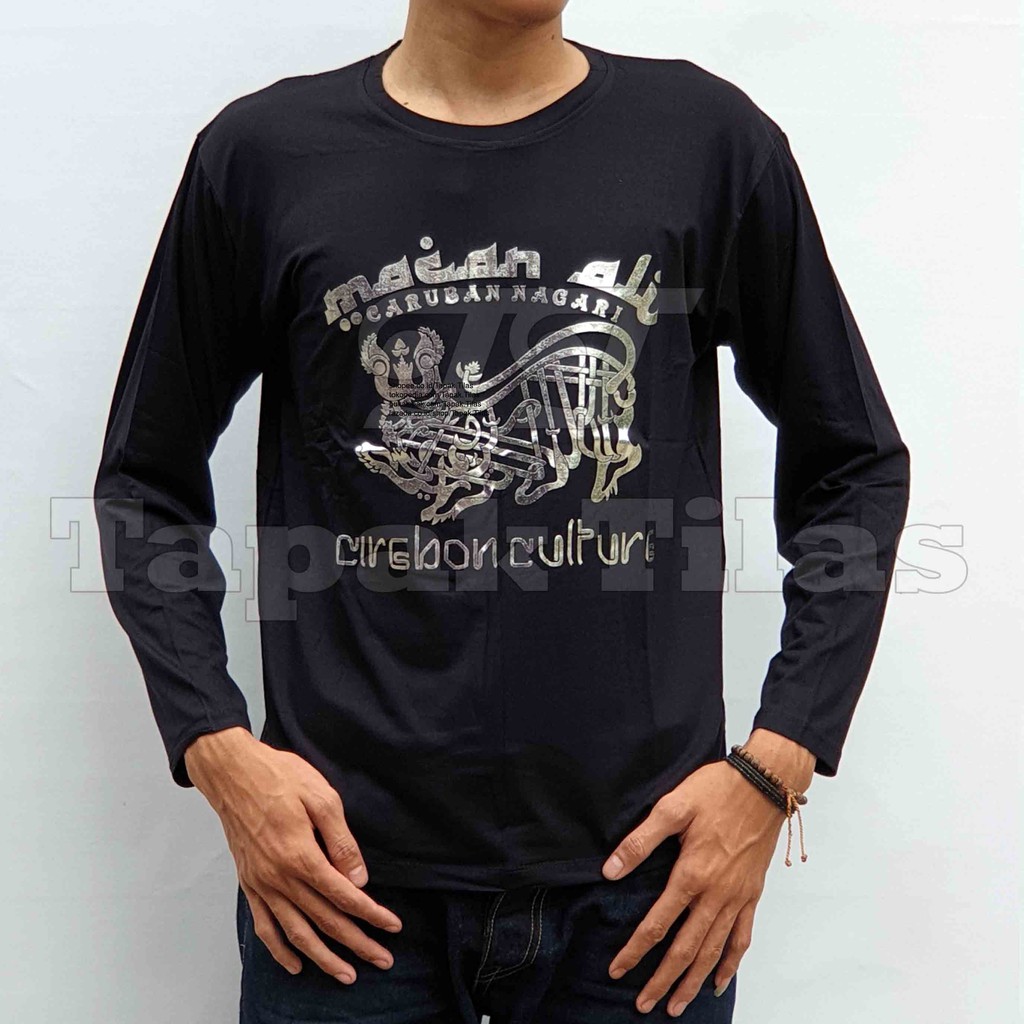 Kaos Macan Ali Lambang Bendera Cirebon Gold&Silver - Kaos Laskar Macan