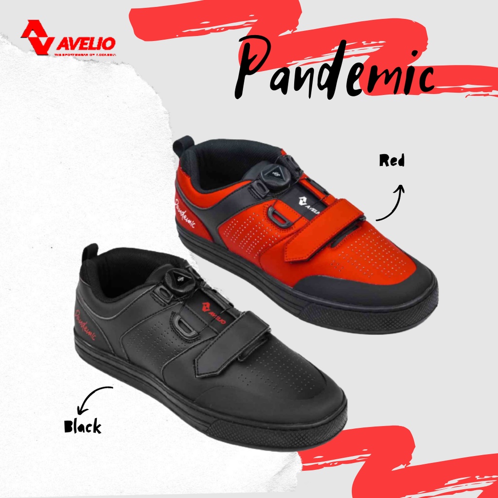 AVELIO Pandemic Sepatu Sepeda Non Cleat - Flat Cycling Shoes MTB AM