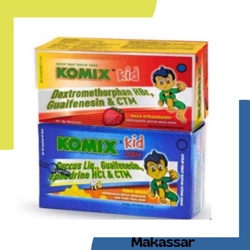 KOMIX KID OBAT BATUK ANAK 5ML PERSACHET