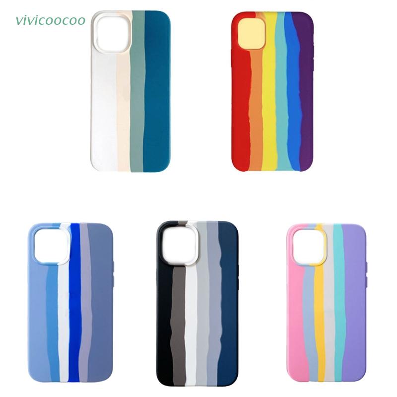 VIVI   Shockproof Phone Shell Soft Silicone Anti-fingerprint Flocking Inner Linng Pretective Cover for Phone12/Pini/Pro/Pro Max