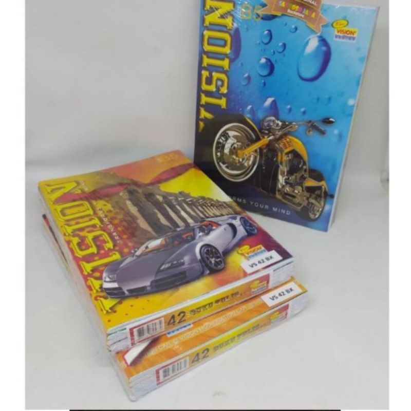 

Buku VISION/CAMPUS 42 lembar (1 pak @6buku)