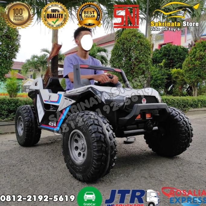 Mainan Mobil Aki Size Anak - Jeep Buggy Monster Truck - Yukita 1928 Ahyiseller