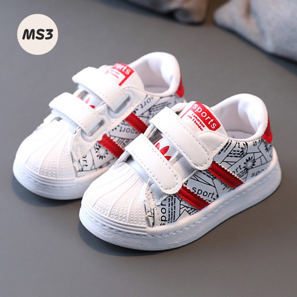 LAPAGO - Sneaker Sepatu Anak Laki Perempuan Casual Import Baru 2021 Usia 1-5 Thn Type MS