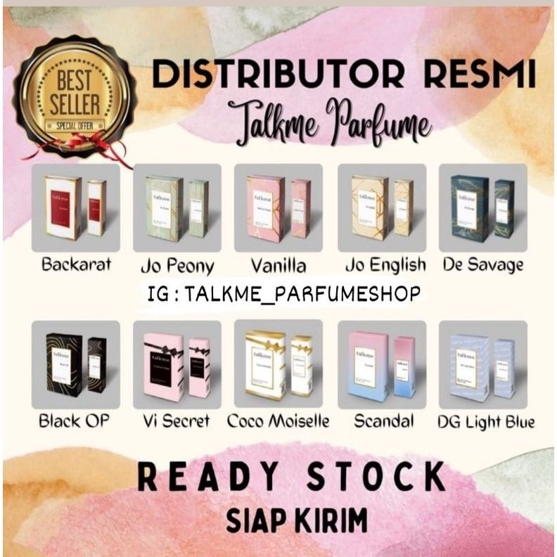 Parfum TALK ME_ DISTRIBUTOR RESMI TALK ME INDONESIA_FREE GIFT