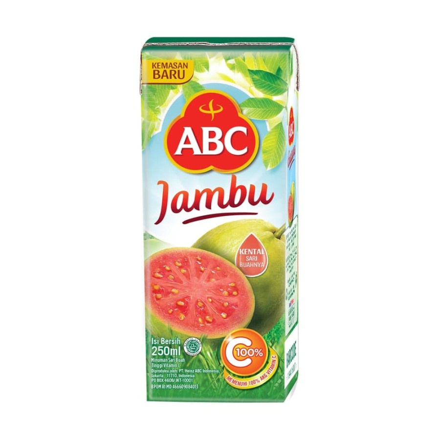 JUS JAMBU MERAH ABC 250ML GUAVA JUICE MINUMAN BUAH