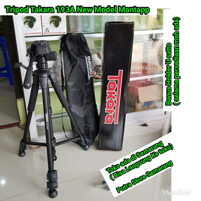 Tripod Takara 193A New Model Tripod Takara Tripod Hp Tripod Kamera DSLR Besar