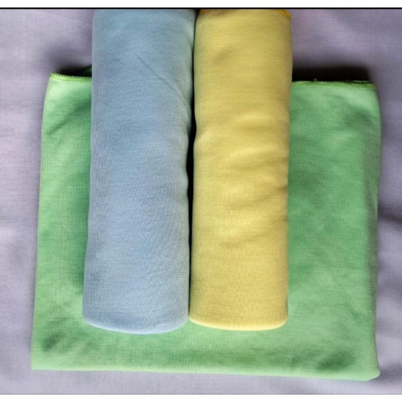 Bedong bayi polos isi 3 ukuran 90x100cm