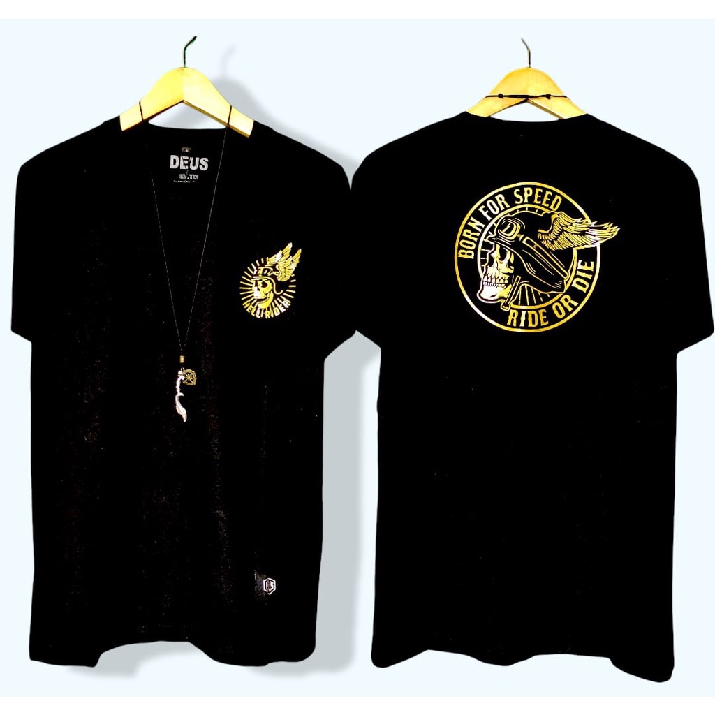 Kaos Deus Kaos Distro Pria Baju Pria Original Deus Ukuran L XL