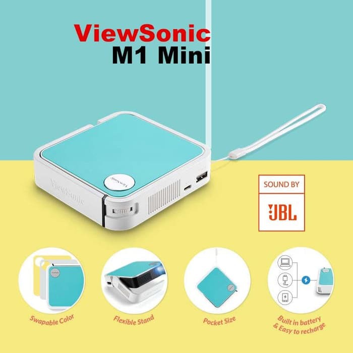 Murah Projector Portable ViewSonic M1 Mini | JBL Speaker Terlaris