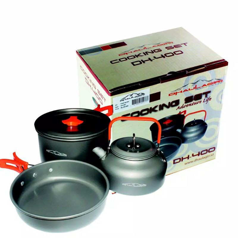 Cooking Set alat makan outdoor camping DH-400 Dhaulagiri