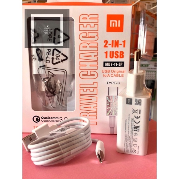 Charger Xiaomi Redmi 9T Fast Charging Type C 22,5 Watt