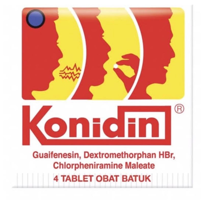 Konidin Obat Batuk, 1 strip isi 4 tablet