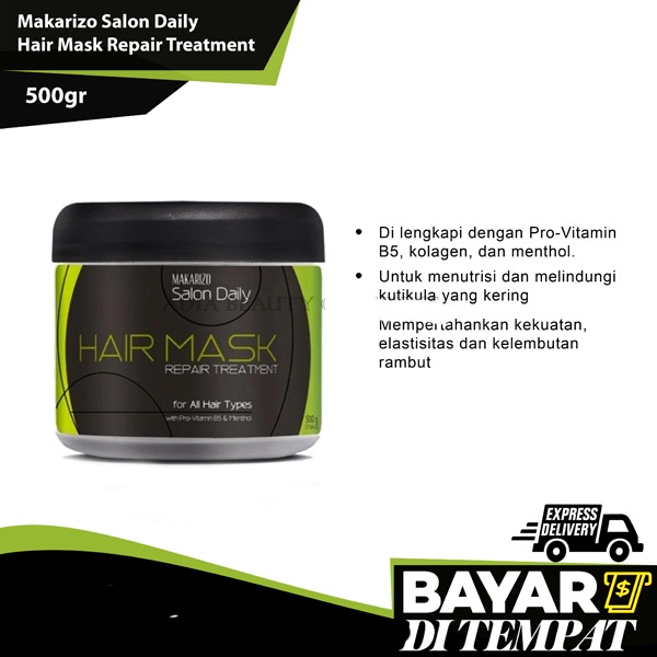 Makarizo Professional Salon Daily Hair Mask Pot 500 mL_Cerianti