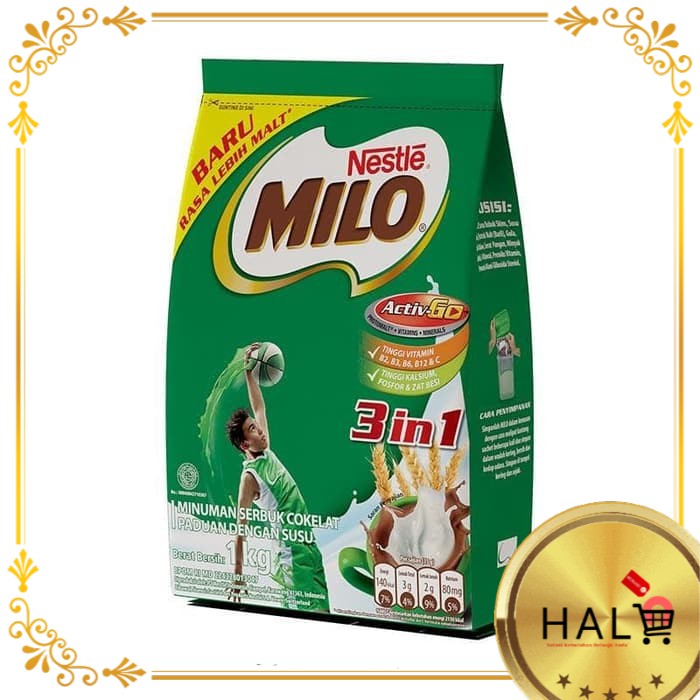 

MILO 3IN1 ACTIVE GO POUCH 1KG