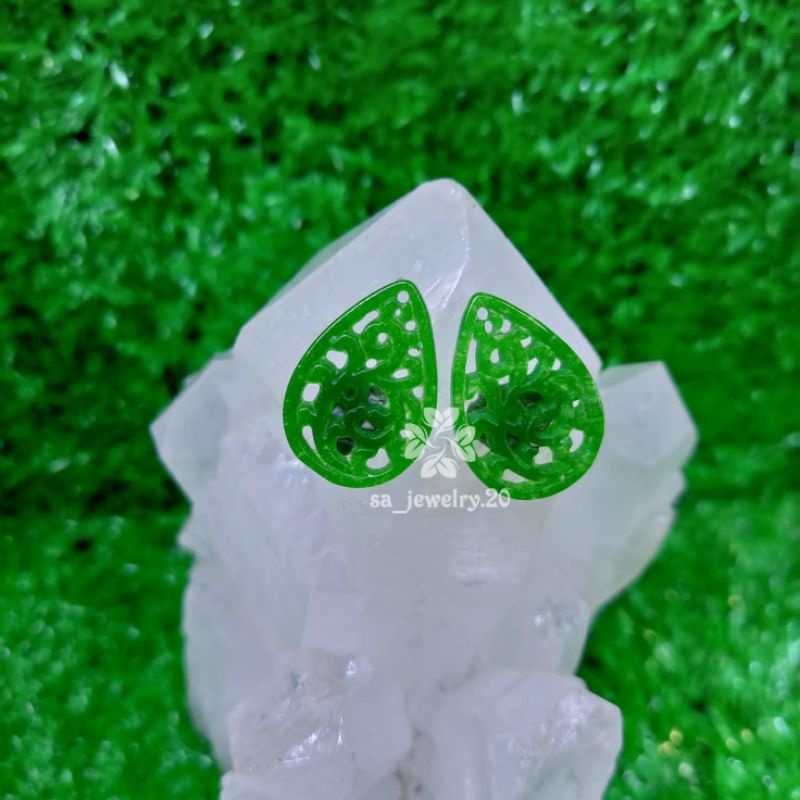 Batu Giok Asli (Untuk Liontin & Anting)