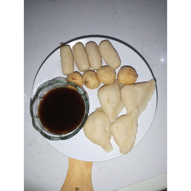 

pempek mini asli tenggiri isi 6