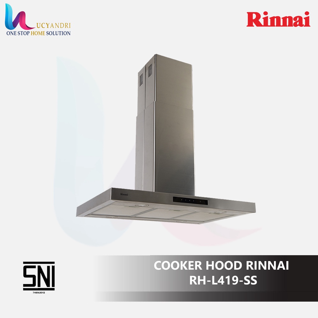 Cooker Hood Rinnai RH-L419-SS Penghisap Asap Kompor Island Hood