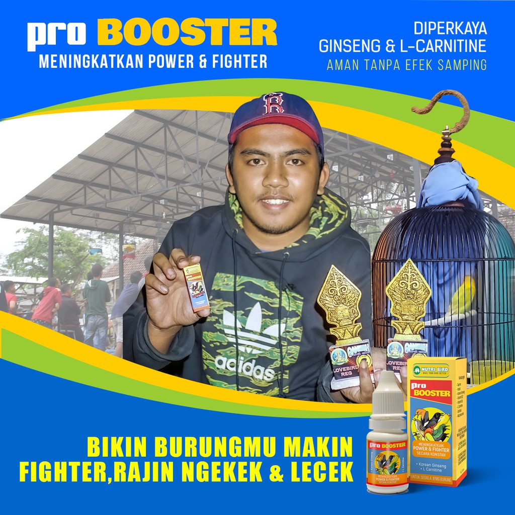 PRO BOOSTER  Meningkatkan POWER dan FIGHTER Burungmu SECARA KONSTAN