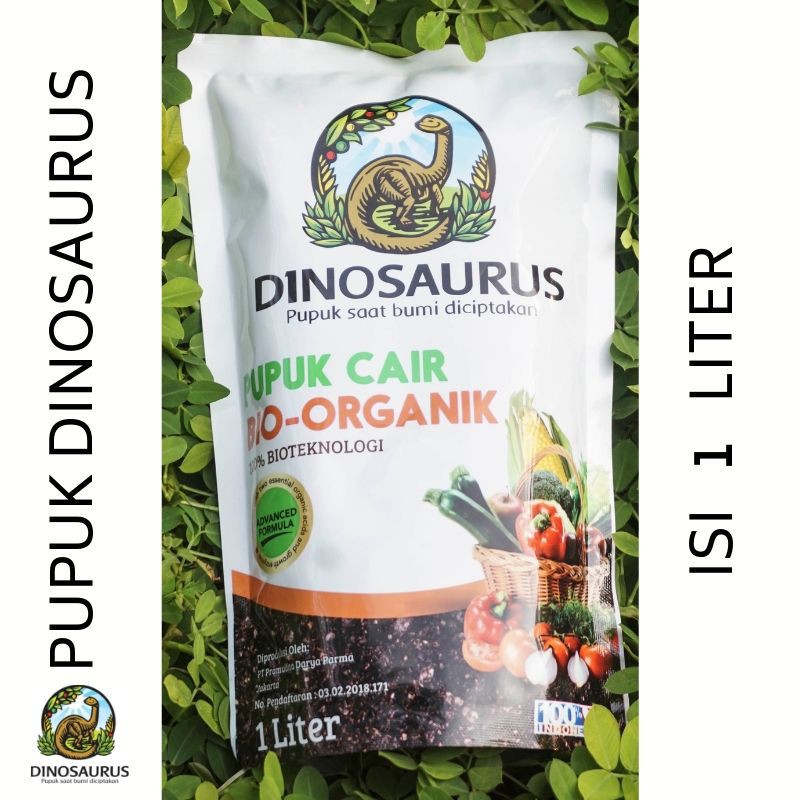 Pupuk Dinosaurus 1 Liter cair organik hayati penyubur Pupuk Dinosaurus 1 Liter cair organik hayati penyubur