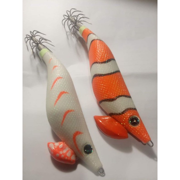 Egi Handmade Bali / Egi Sotong / Egi Kayu 12 cm - 14 cm