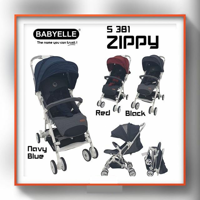 Stroller Bayi - Babyelle Stroller Zippy S-381 | Stroller Traveling Lipatan Kecil