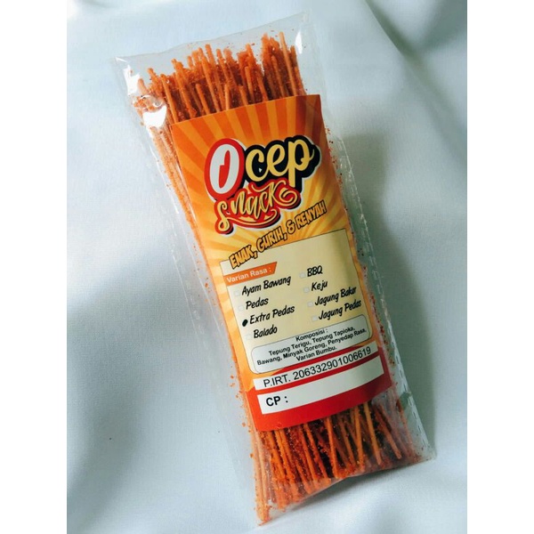 

mie lidi 35gr ocep Snack enak gurih dan renyah anti keras ocep snack