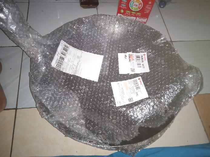 (bundle) Wajan Nasgor Plat Baja Hitam Wajan Resto Chinese Food 45 Cm  - Sutil 12 Cm